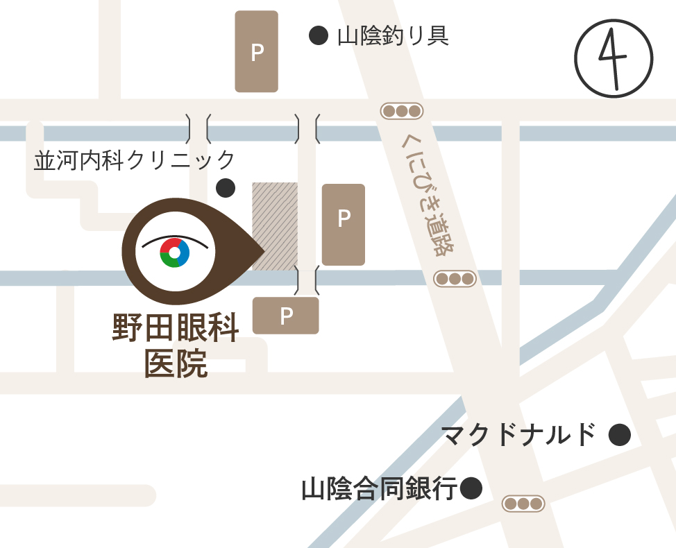 野田眼科医院MAP